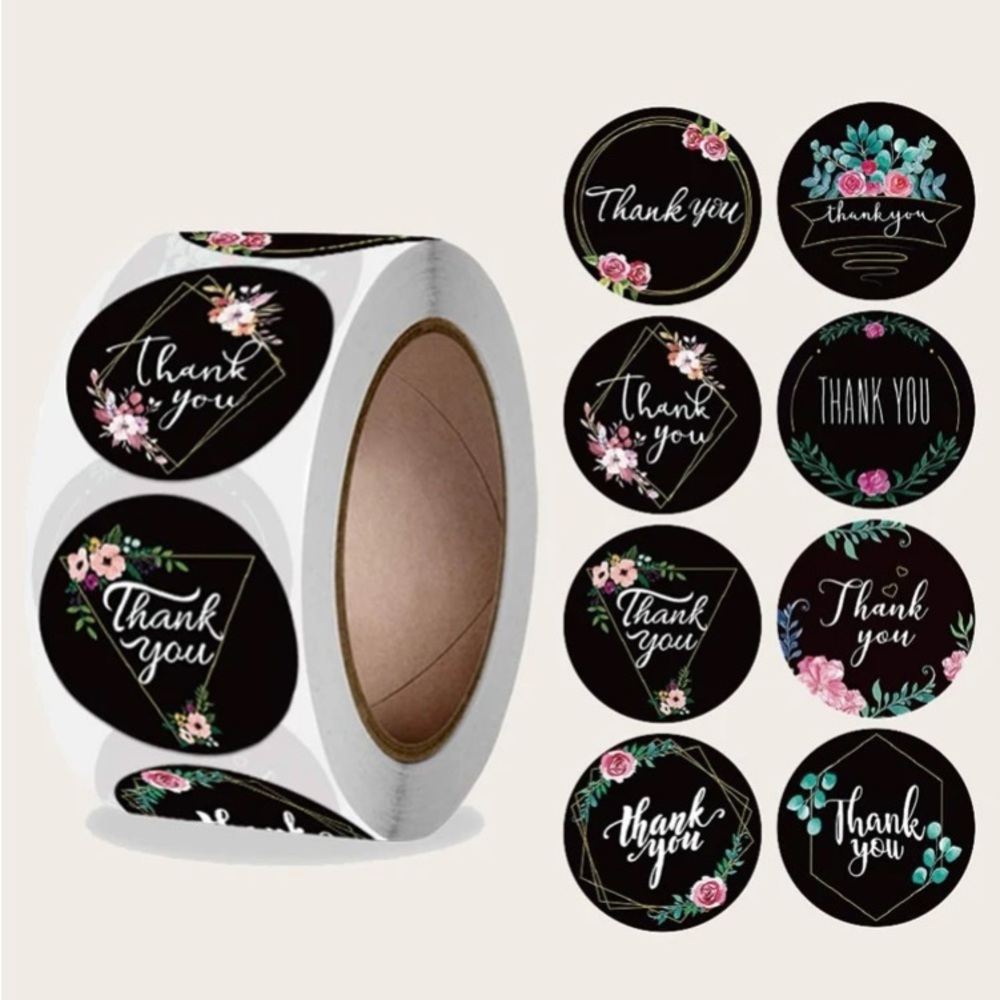 💜 2/$20💜 THANK YOU stickers… perfect for your small business!!! 500 stickers!